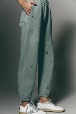 The Akala Studio Distressed Green Pants Fashion