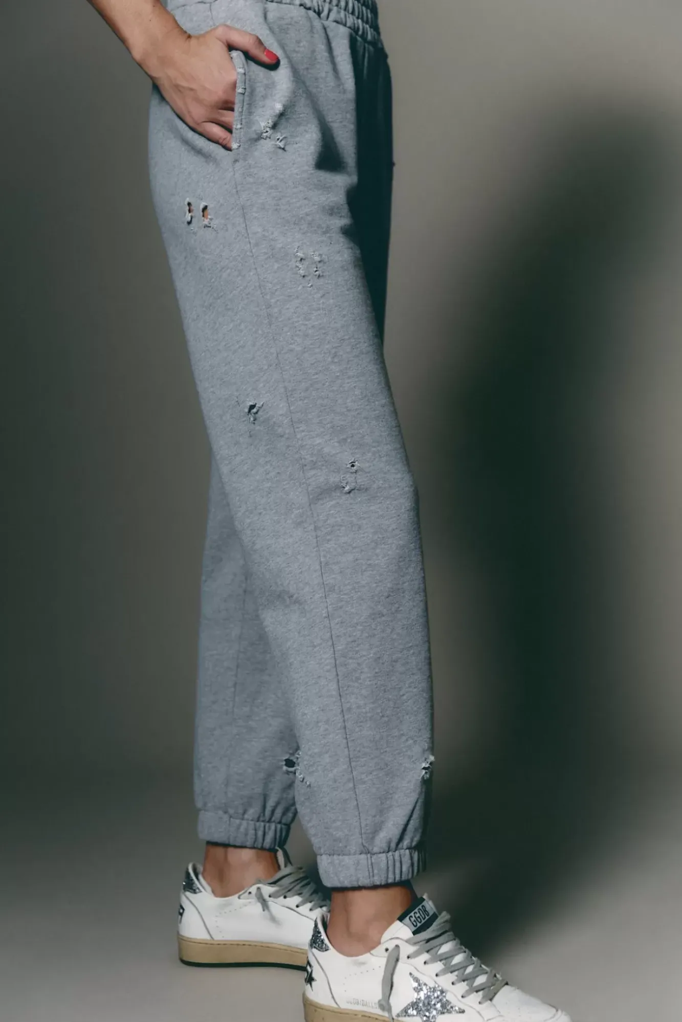 The Akala Studio Distressed Grey Pants Fashion