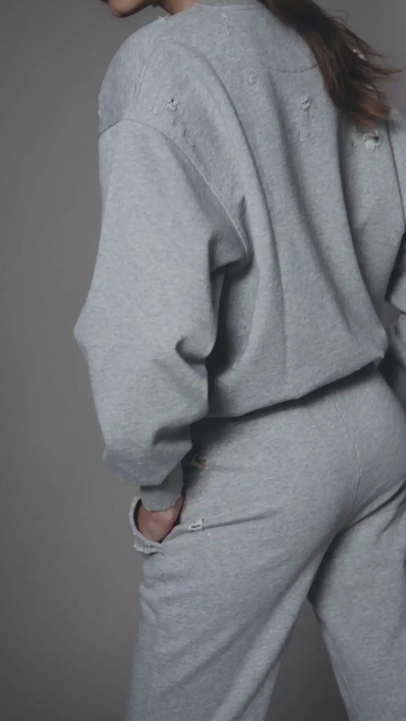 The Akala Studio Distressed Grey Pants Fashion