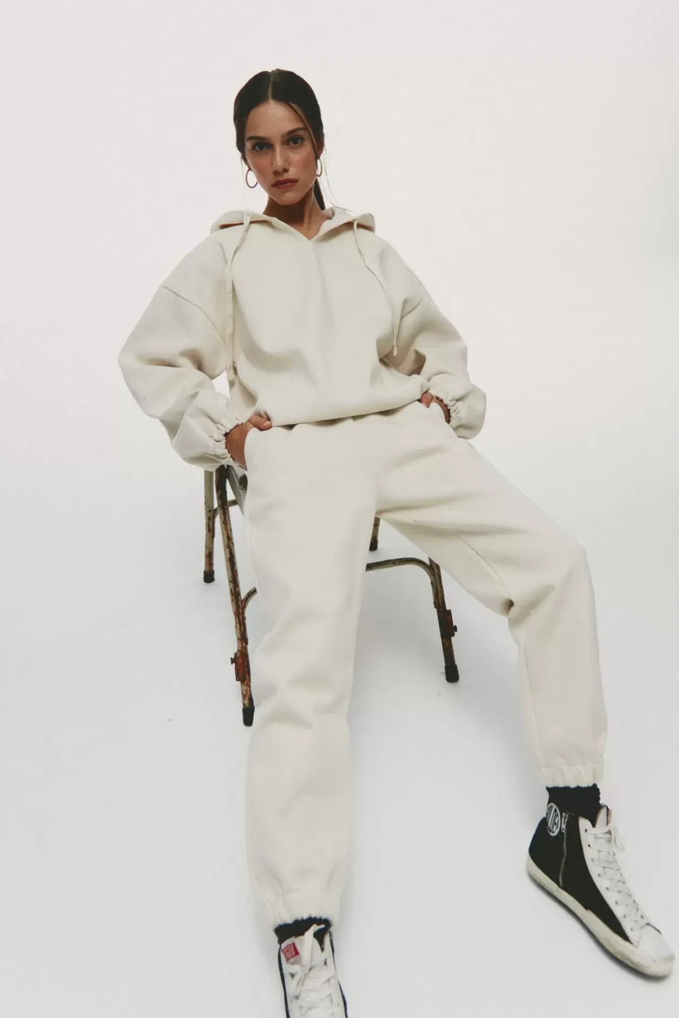 The Akala Studio Polar White Hoodie Clearance