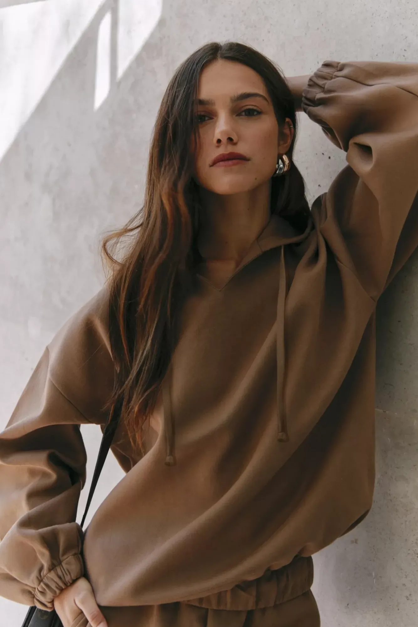 The Akala Studio Soft Camel Hoodie New
